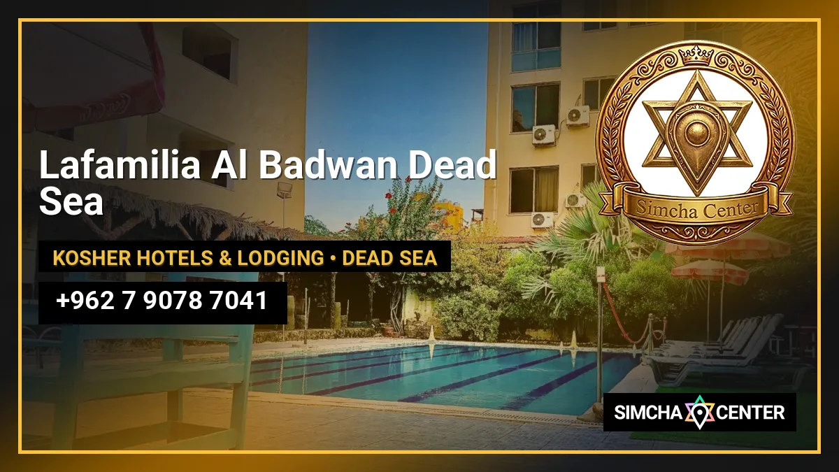 Lafamilia Al Badwan Dead Sea — Kosher Hotels & Lodging