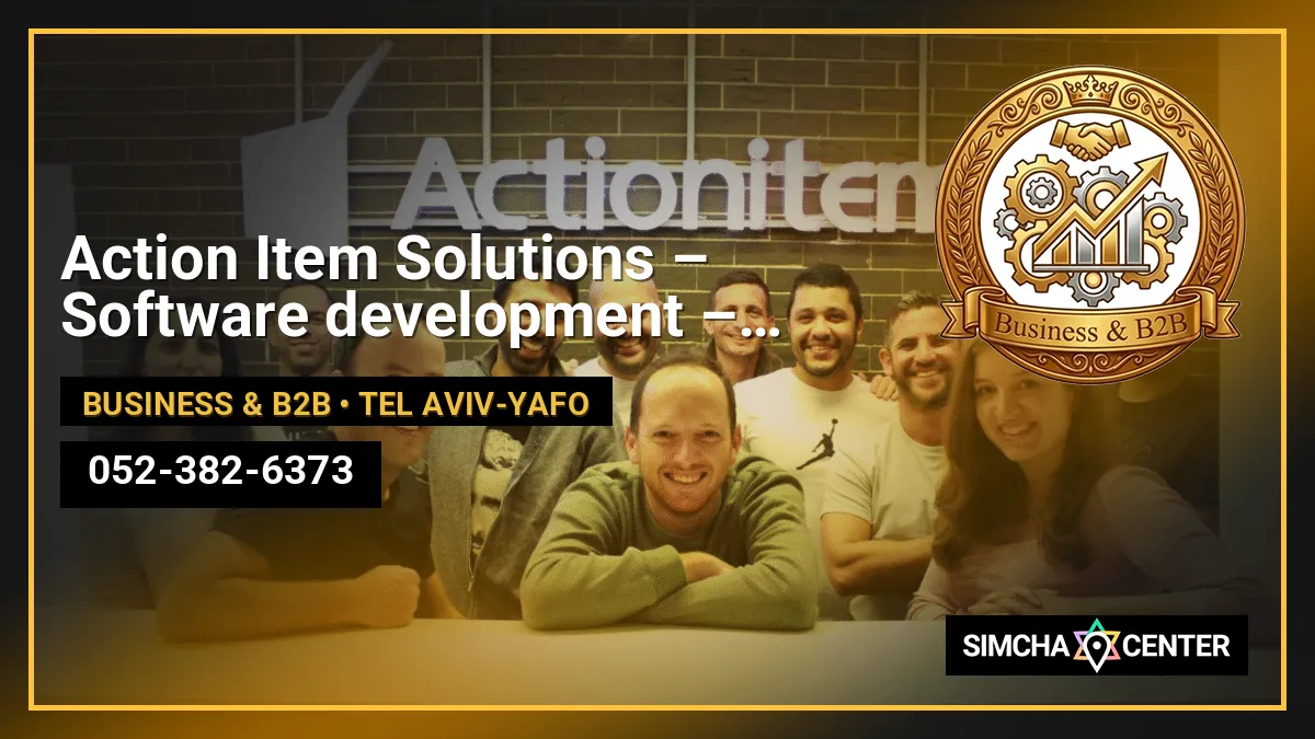 Action Item Solutions – Software development – Cloud | Mobile | IoT — Business & B2B
