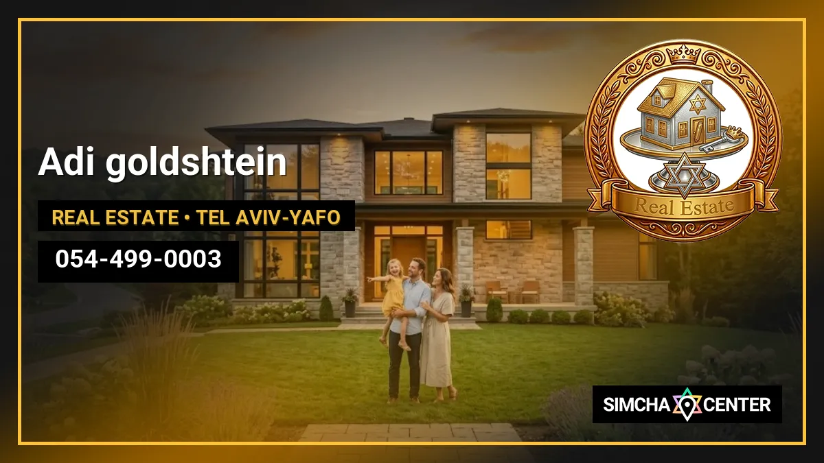 Adi goldshtein — Real Estate