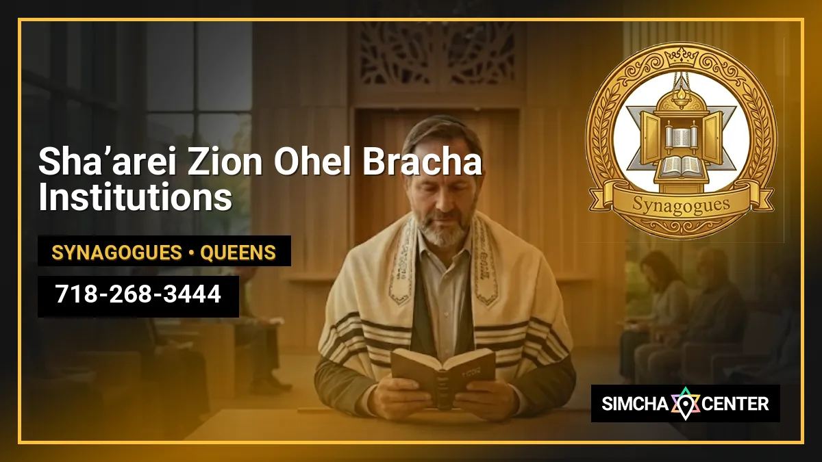 Sha’arei Zion Ohel Bracha Institutions — Synagogues
