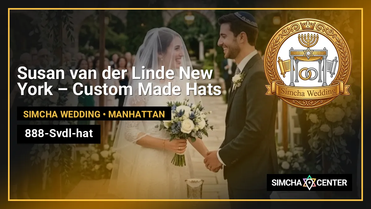 Susan van der Linde New York – Custom Made Hats — Simcha Wedding