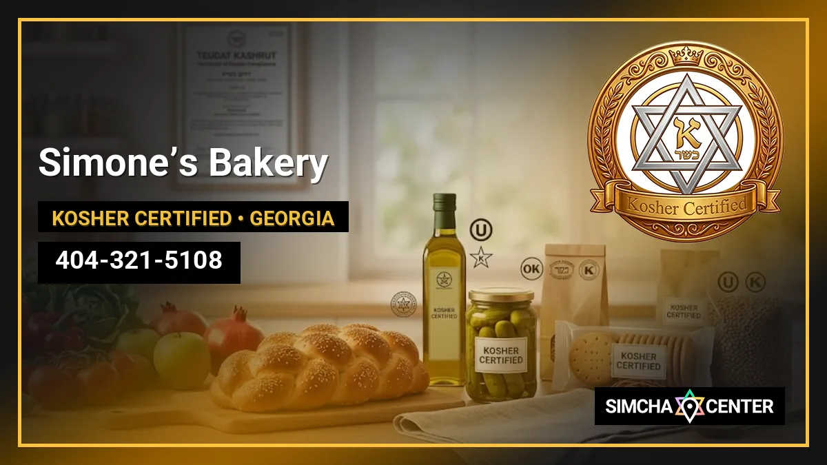 Simone’s Bakery — Kosher Certified