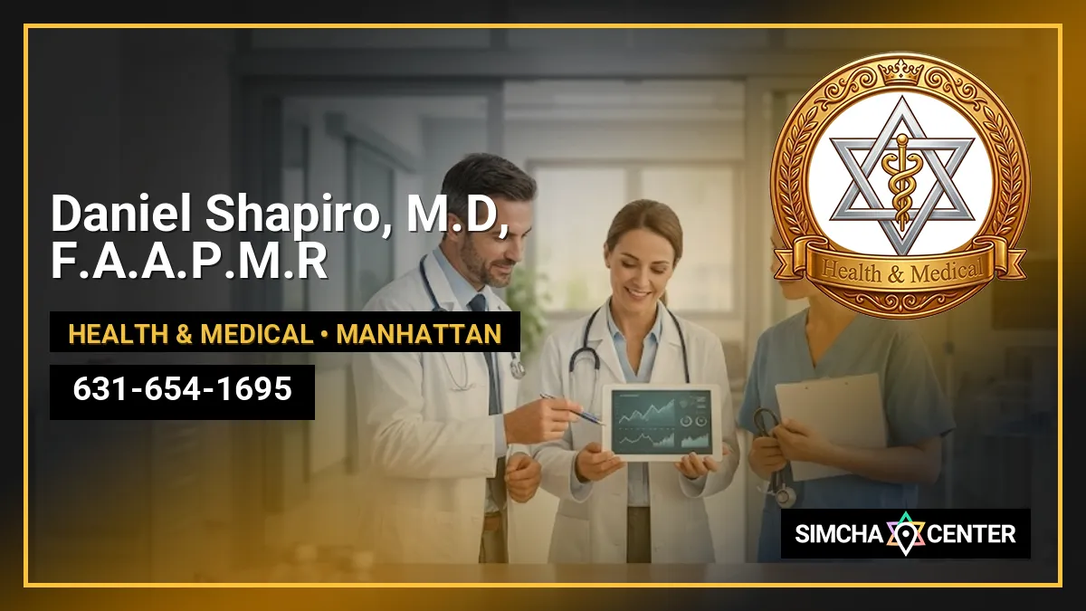 Daniel Shapiro, M.D, F.A.A.P.M.R — Health & Medical