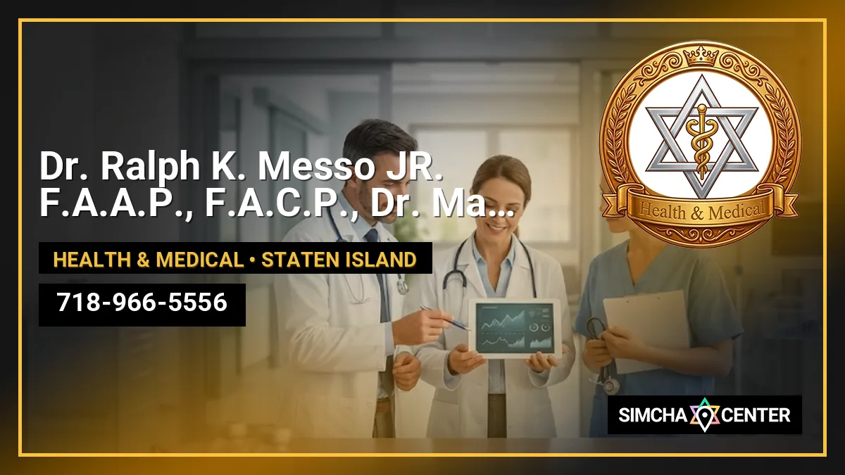 Dr. Ralph K. Messo JR. F.A.A.P., F.A.C.P., Dr. Martha Anthony, F.A.A.P., Dr. Richard Sidlow — Health & Medical