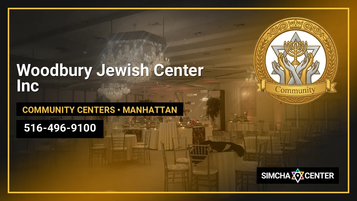 Woodbury Jewish Center Inc — Community Centers