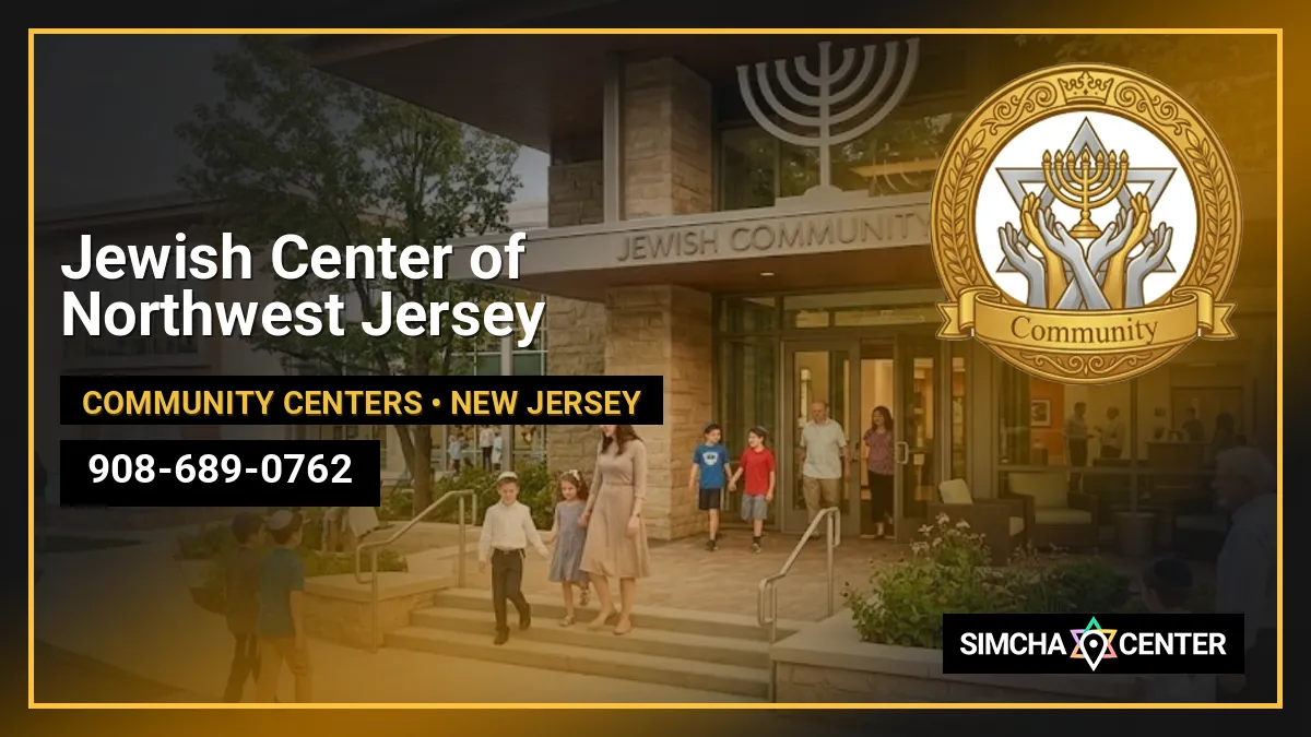 Jewish Center of Northwest Jersey — Community Centers