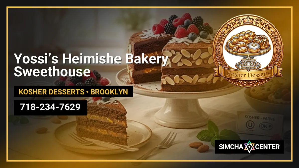 Yossi’s Heimishe Bakery Sweethouse — Kosher Desserts