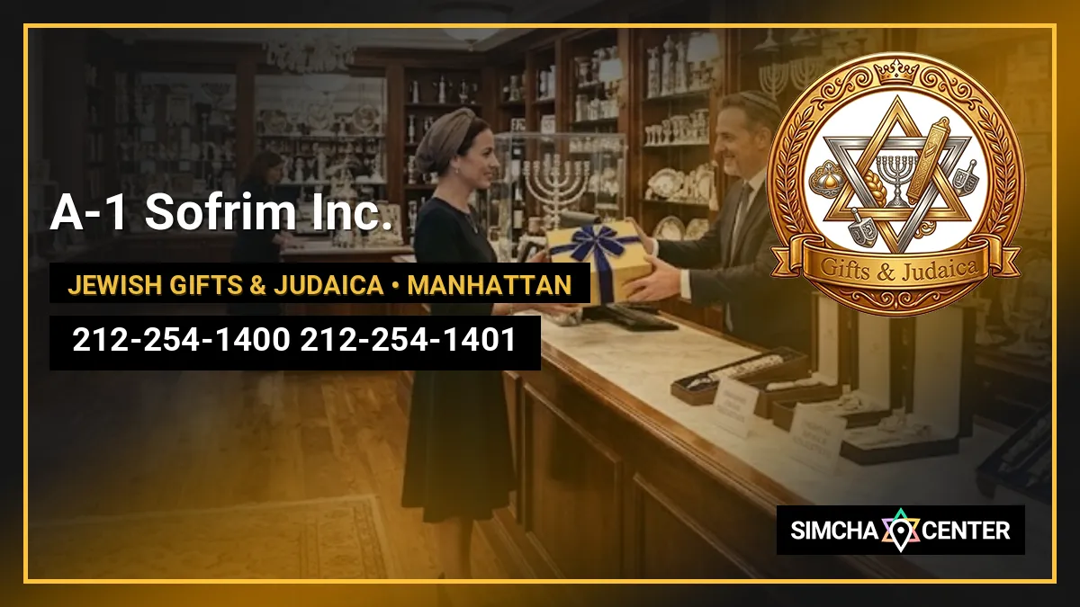 A-1 Sofrim Inc. — Jewish Gifts & Judaica