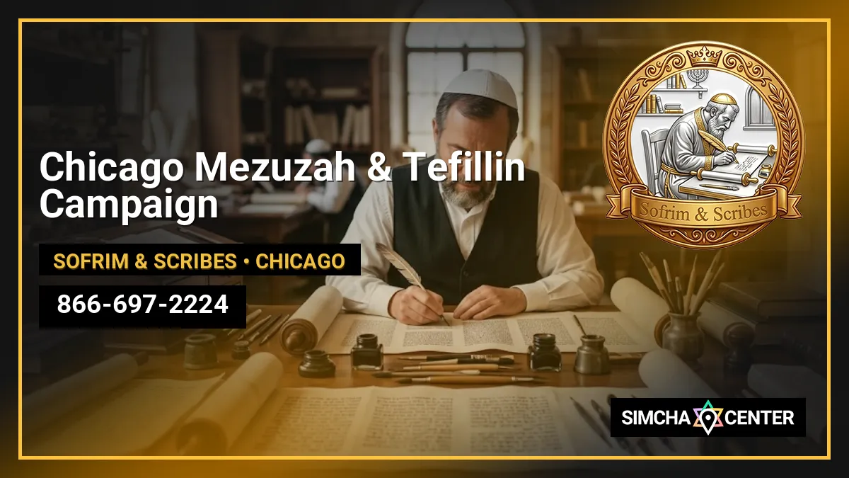 Chicago Mezuzah & Tefillin Campaign — Sofrim & Scribes