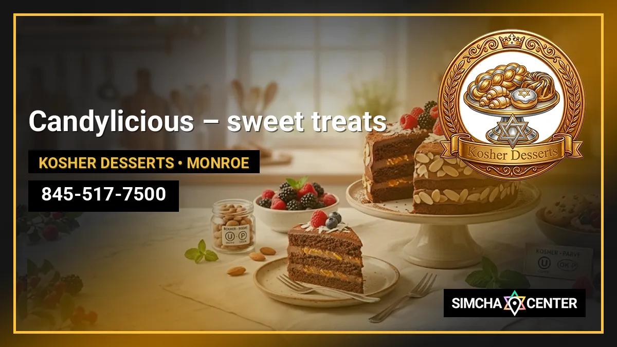 Candylicious – sweet treats — Kosher Desserts