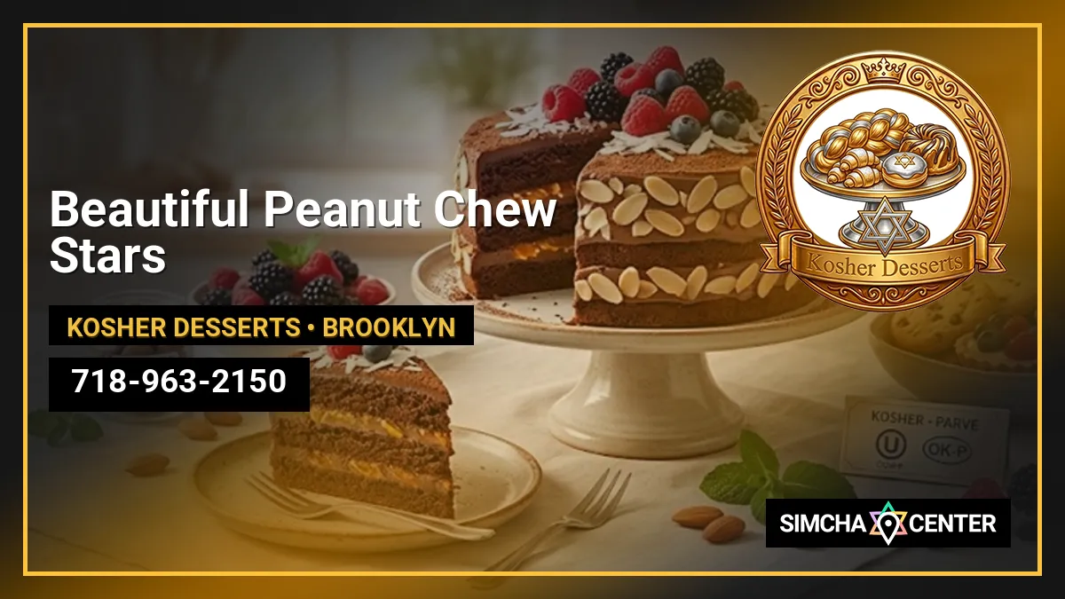 Beautiful Peanut Chew Stars — Kosher Desserts