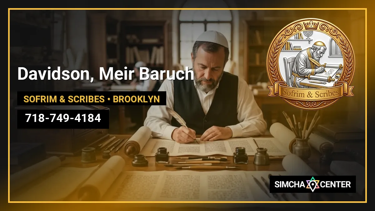 Davidson, Meir Baruch — Sofrim & Scribes